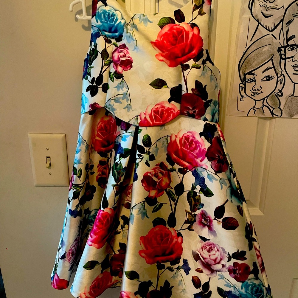 Monsoon floral dress 4T